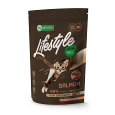 Сухой беззерновой корм Nature`s Protection Lifestyle для котят с лососем, 400 г