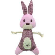 Игрушка Trixie Заяц ткань и плюш для собак 24 см