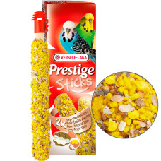 Ласощі Versele-Laga Prestige Sticks Budgies Eggs&Oyster Shells для хвилястих папуг, 60 г