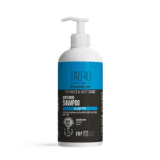 Відбілювальний шампунь Tauro Pro Line Ultra Natural Care Whitening Shampoo для собак і котів із білим і світлим забарвленням шерсті, 1000 мл