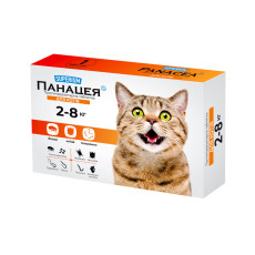 СУПЕРІУМ Панацея, протипаразитарні таблетки для котів 2-8 кг