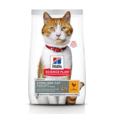 Сухий корм Hill`s SP Feline Adult Sterilised Cat With Chicken для стерилізованих кішок з куркою, 15 кг