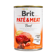 Вологий корм Brit Care Pate & Meat для собак, з яловичиною, 400 г