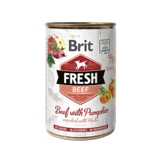 Консерва Brit Fresh Beef/Pumpkin для собак, с говядиной и тыквой, 400 г