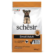 Сухой корм Schesir Dog Small Adult Chicken для собак малых пород, 800 г