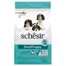 Сухой корм Schesir Dog Small Puppy для щенков мини и малых пород, курица, 2 кг