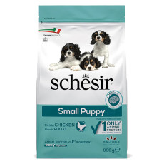 Сухой корм Schesir Dog Small Puppy для щенков мини и малых пород, 800 г