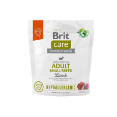 Сухий корм Brit Care Dog Hypoallergenic Adult Small Breed для собак малих порід з ягням, 1 кг