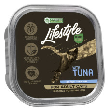 Вологий корм Nature`s Protection Lifestyle Sterilized Tuna для дорослих стерилізованих котів з тунцем, 85 г