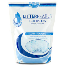 Наповнювач кварцовий Litter Pearls TrackLess для котячих туалетів, 3,8 л/1,82 кг