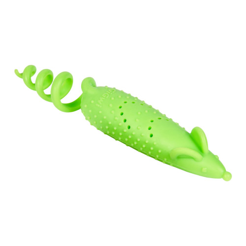 Игрушка для кошек Мышка резиновая GiGwi Refillable Catnip, резина, 16,5 см