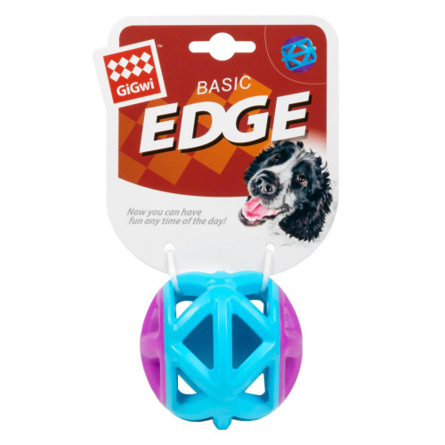 Игрушка для собак Мяч GiGwi Basic, голубой, резина, 9 см