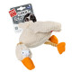 Игрушка для собак Утка с пищалкой GiGwi Catch & fetch, текстиль, веревка, 36 см