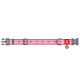 Нашийник для собак нейлоновий WAUDOG Nylon з QR паспортом, малюнок Диво-жінка 1, пластиковий фастекс, XXL, Ш 35 мм, Дов 46-70 см