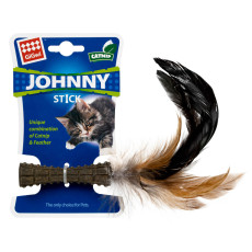 Іграшка для котів з спресованної котячої м`ята з пером GiGwi Catnip, перо, котяча м`ята, 8 см