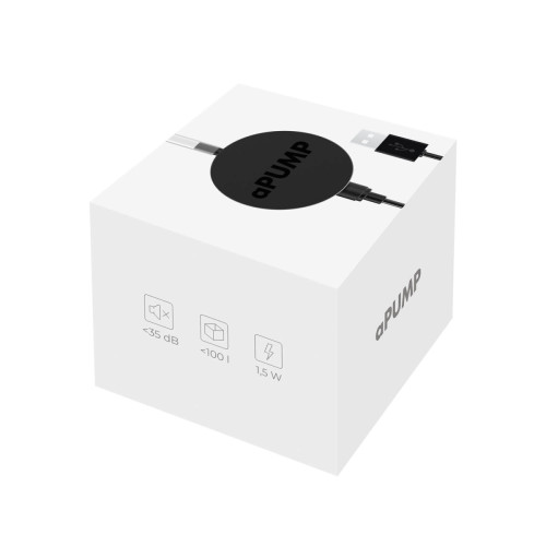 aPUMP USB – самый тихий и самый маленький аквариумный компрессор в мире, до 100 л