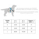 Шлея для собак швидкознімна WAUDOG Nylon з QR паспортом, малюнок Чарівні квіти, пластиковий фастекс, Ш 25 мм, А 60-80 см, В 70-100 см