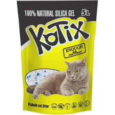 Наповнювач Kotix силікагелевий для туалету котячого, 5 л