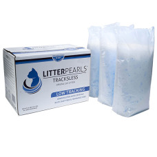Наповнювач кварцовий Litter Pearls TrackLess для котячих туалетів, 18,94 л/9,07 кг