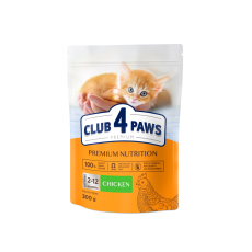 Сухой корм Club 4 Paws Kittens Chicken с курицей для котят, 300 г