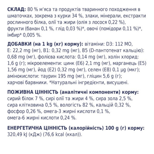 Влажный корм Club 4 Paws Adult Dog Small Breeds with Chicken in jelly с курицей в желе для взрослых собак малых пород, 100 г