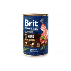 Влажный корм Brit Premium by Nature для собак, свинина со свиной трахеей, 400 г