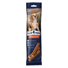 Жевательная палочка Club 4 Paws Dental Sticks для взрослых собак средних пород (чистка зубов), 77 г