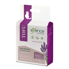 Наповнювач для котячого туалету Essence з тофу, з ароматом лаванди, 6 л