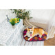Чохол для лежанки  WAUDOG Relax, малюнок  Гранат, L, Ш 100 см, Дл 70 см