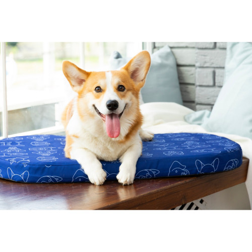 Чохол для лежанки  WAUDOG Relax, малюнок Собаки, М, Ш 80 см, Дл 55 см