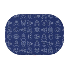 Чохол для лежанки  WAUDOG Relax, малюнок Собаки, М, Ш 80 см, Дл 55 см