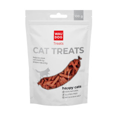 Ласощі для котів WAUDOG Treats Кролячі смужки, 100 г