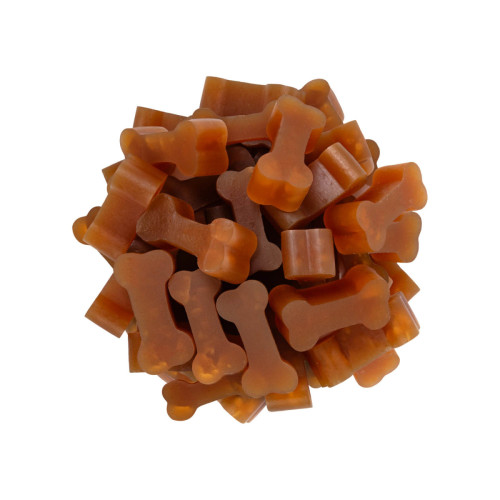 Ласощі для собак WAUDOG Treats Стоматологічна кістка зі смаком качки, 100 г