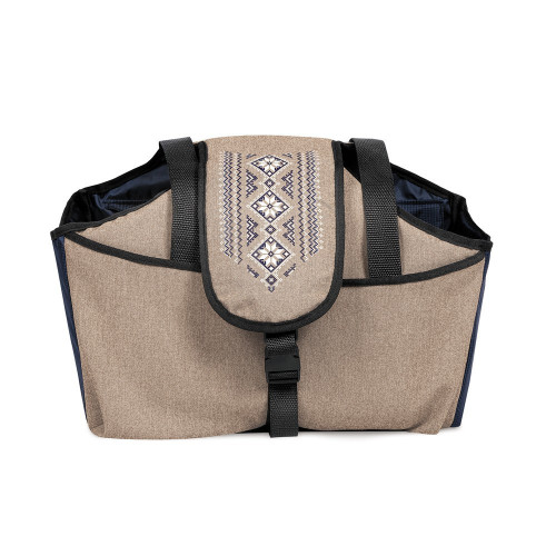 Сумка-переноска Pet Fashion Linen для собак 38х32х22 см