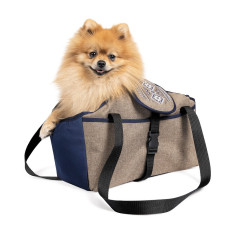 Сумка-переноска Pet Fashion Linen для собак 38х32х22 см