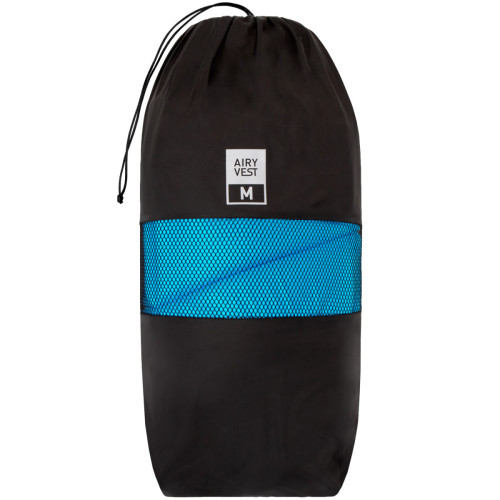 Будиночок для собак та кішок AiryVest, розмір М, 60х29х42 см, блакитний