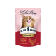 Влажный корм Club 4 Paws Selection с полосками курицы в соусе для взрослых кошек, 85 г