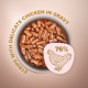Влажный корм Club 4 Paws Selection с полосками курицы в соусе для взрослых кошек, 85 г