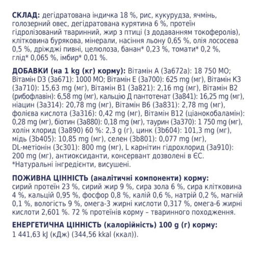 Сухой корм Club 4 Adult Medium & Large Breeds Light с индейкой для собак средних и крупных пород подвержен ожирению (контроль веса), 5 кг