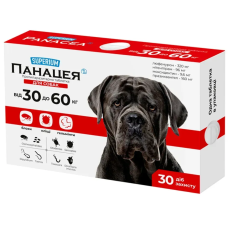 СУПЕРІУМ Панацея, протипаразитарна таблетка для собак, 30-60 кг