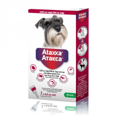 Капли KRKA Ataxxa Спот-Он от блох и клещей для собак весом 10-25 кг