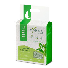 Наполнитель для кошачьего туалета Essence из тофа, с ароматом зеленого чая, 6 л.