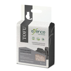 Наполнитель для кошачьего туалета Essence из тоффу, с углем, 6 л