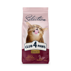 Сухий корм Club 4 Selection Adult Cats with Duck & Vegetables з качкою та овочами для дорослих котів, 1,5 кг