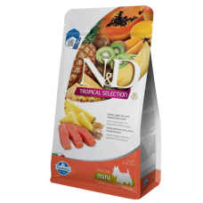 Низькозерновий сухий корм Farmina N&D Tropical Selection для собак дрібних порід з лососем і тропічними фруктами, 1,5 кг
