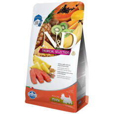 Низкозерновой сухой корм Farmina N&D Tropical Selection для собак мелких пород с лососем и тропическими фруктами, 5 кг