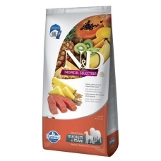 Низькозерновий сухий корм Farmina N&D Tropical Selection для собак середніх і великих порід з лососем і тропічними фруктами, 10 кг
