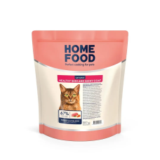 Сухий корм Home Food Skin&Shiny Coat для котів з індичкою та лососем, 200 г