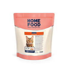 Сухий корм Home Food для активних котів з куркою та креветкою, 200 г