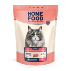 Сухой корм Hoe Food Sterilised Hairball для вывода шерсти кошек с индейкой и ягодами, 400 г
